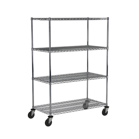 TECHNIBILT SHELVING SYSTEMS MB Unit, w/Casters, 4-Shelf, 24x48x80 MB457CH